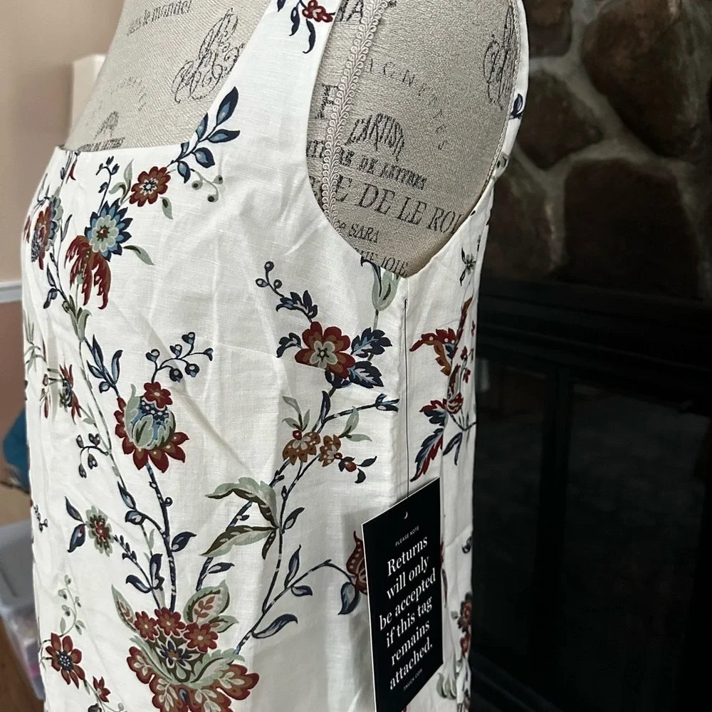 Tuckernuck x Studio McGee Chintz White and Red Dress - Size Small - Picture 9 of 11